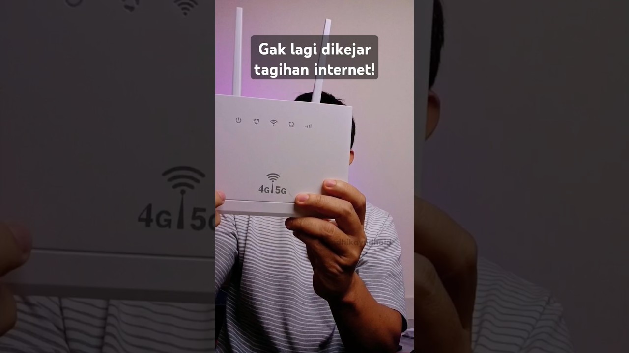 Pasang wifi tanpa langganan, cocok dipasang di kos, di rumah, di warung, dll 😃 Modem wifi router 4G