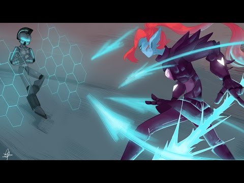 Undyne The Undying VS Skell Ezuom - Undertale Animation (Megatale Part - 7) [+13]