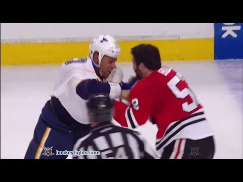 Ryan Reaves vs Brandon Bollig Apr 6, 2014