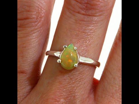 Inel Argint 925 Opal Natural - Simplitate si Eleganta