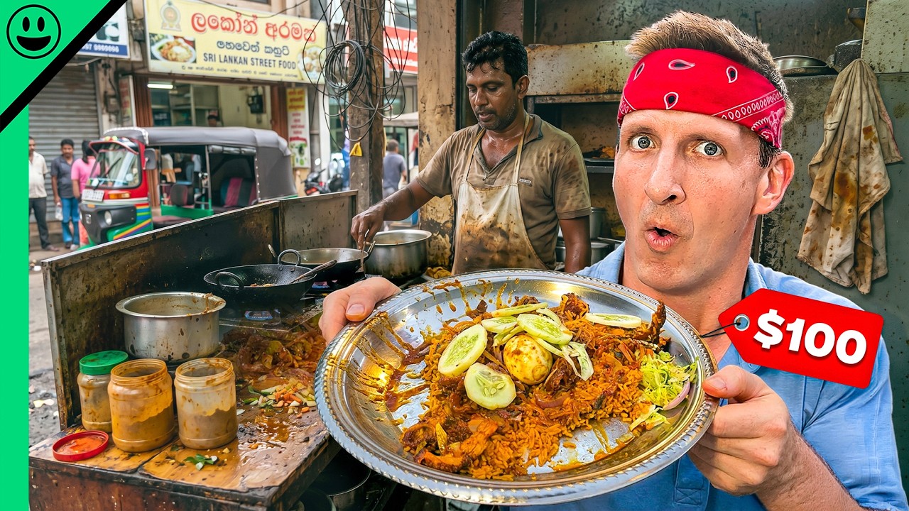 $100 Sri Lanka Street Food Challenge!! (They went too far!!) - YouTube video featuring the word available