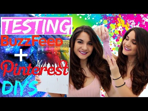 Testing Pinterest and Buzzfeed DIY's !!! Video