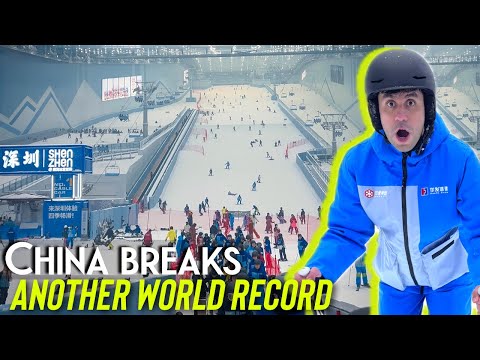 CHINA OPENS THE LARGEST INDOOR SKI RESORT IN THE WORLD!