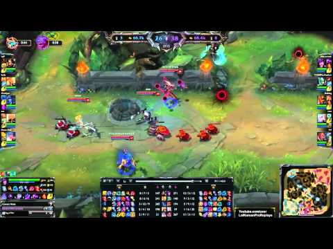 SKT T1 Faker Jarvan IV vs Zed, Syndra vs Nidalee MID Ranked Challenger Korea 003