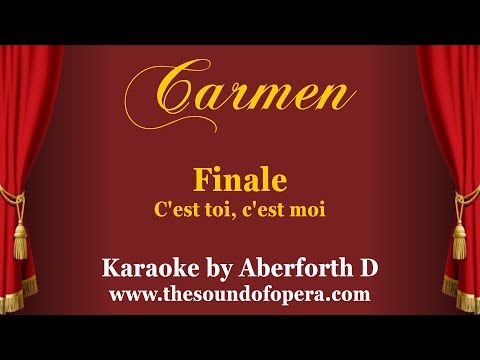 CARMEN KARAOKE 31 - C'est toi, c'est moi (Finale) | Aberforth D