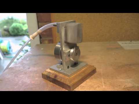 OSCILATING STEAM ENGINE COPY OF THE ONE TUBALCAIN MADE