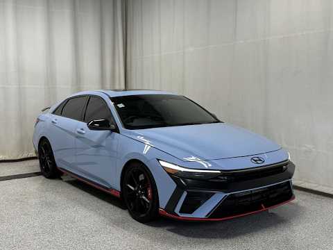 2024 Hyundai Elantra N DCT in Blue for sale at Park Mazda in Sherwood Park, AB