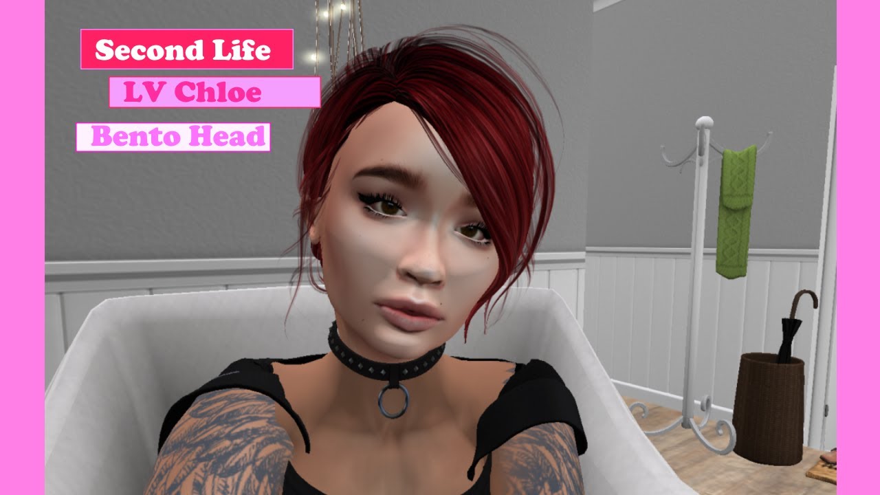 Second Life LV Chloe Mesh Bento Head