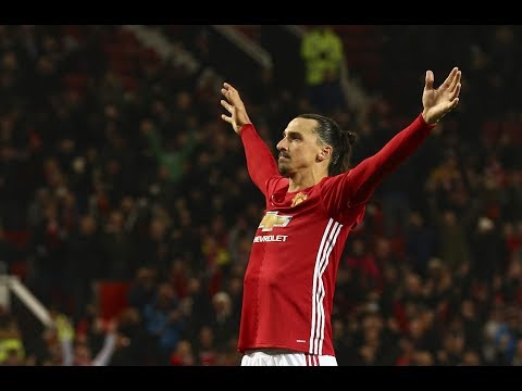 Zlatan Ibrahimovic Amazing Free Kick Goal   Bristol City vs Manchester United