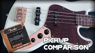Video thumbnail for Squier Classic Vibe '60s Jazz Bass - Stock VS Fender Pickups by Obrad Lacarac