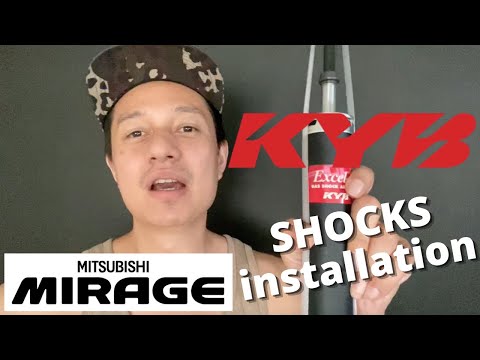 Mitsubishi Mirage KYB Shocks Installation | Review