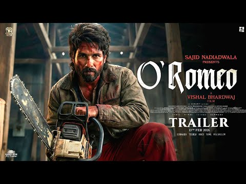 O ROMEO : Official Trailer | Shahid Kapoor, Tripti Dimri | Vishal Bhardwaj | O Romeo Teaser Trailer