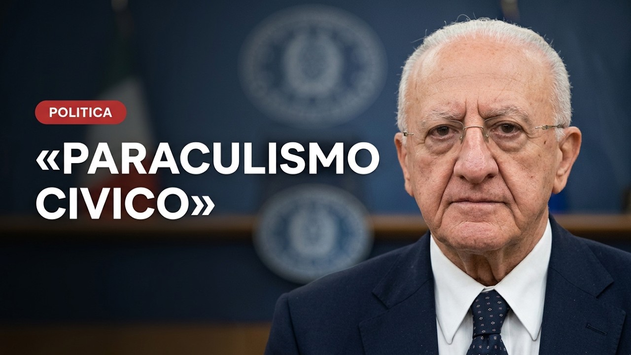 DE LUCA SENZA FRENI: «PARA....SMO CIVICO, È  SOLO POLITICA PER LE POLTRONE»