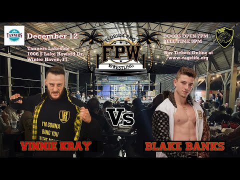 Florida Pro Wrestling - Vinnie Kray Vs Blake Banks