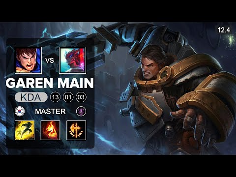 Garen Top vs Yone - KR Master - Season 12 Patch 12.4