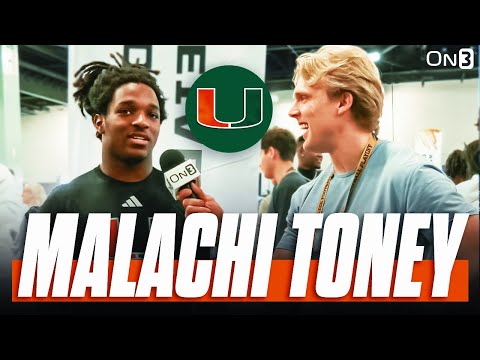 Miami Hurricanes WR Malachi Toney On National Championship, Relationship With Jeremiah Smith