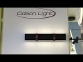 Светильник 103 см, 25W, 3000K, Odeon Light Vincent 6629/25L, черный-бордовый