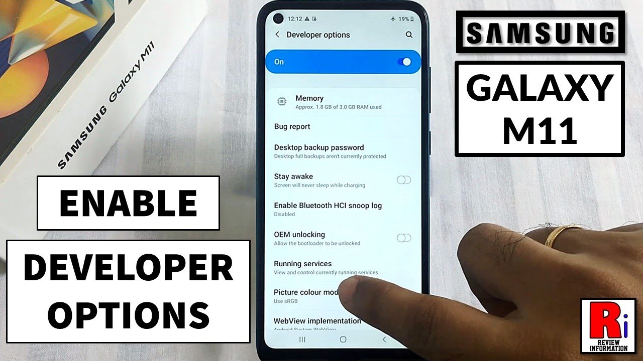 How to Enable Hidden Developer Options in Samsung Galaxy M11