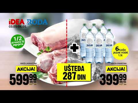 IDEA | Senzacionalna ponuda 3-6.05.2021.