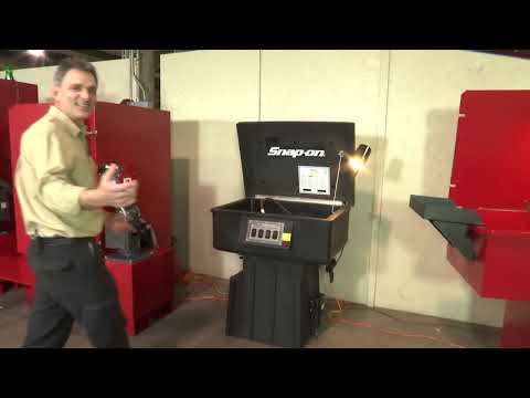 Snap-On PBC33B aqueous parts washer features and benefits.