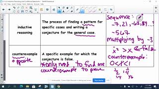 Geometry 2.1 Inductive Reasoning