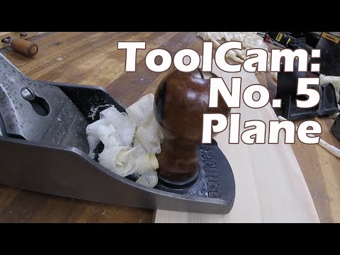 ToolCam: No. 5 Stanley Bedrock Hand Plane in Action