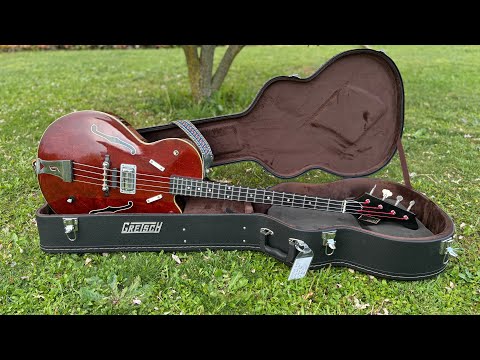 Gretsch 6071 Hollowbody Bass 1968 - Walnut image 21