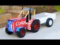 How To Make A Toy Tractor From Colgate At Home DIY Toy Electric Colgate Tractor