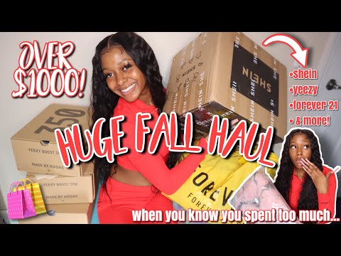 HUGE FALL HAUL 2022 FT SHEIN & MY RECENT PURCHASES! (OVER $1000!🤑)