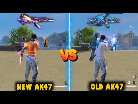NEW AK47 - PARADOX ENFORCER VS BLUE FLAME DRACO AK DAMAGE ABILITY TEST | BEST AK SKIN IN FREE FIRE
