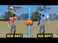 NEW AK47 PARADOX ENFORCER VS BLUE FLAME DRACO AK DAMAGE ABILITY TEST BEST AK SKIN IN FREE FIRE