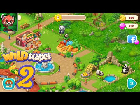 Wildscapes Walkthrough Gameplay - Part 2 ( Android / IOS)