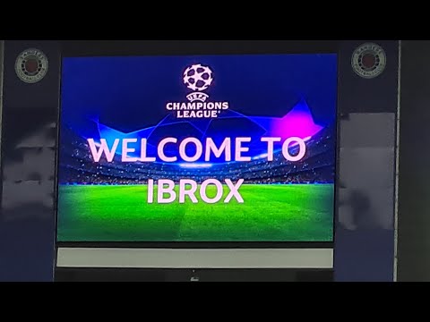 Champions League Anthem At Ibrox