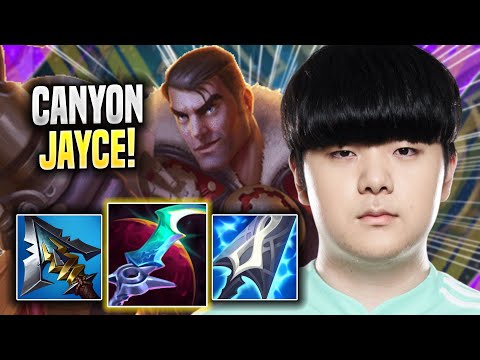 CANYON IS A MONSTER WITH JAYCE! - DK Canyon Plays Jayce TOP vs Irelia! | Season 2022