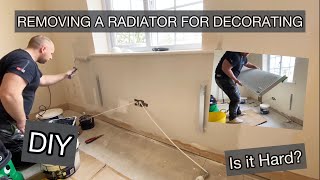 REMOVING A RADIATOR FOR DECORATING - Nursery Project
