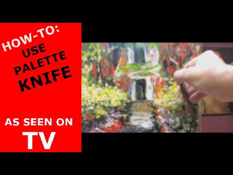 Painting like Claude Monet pt.2. Palette Knife.