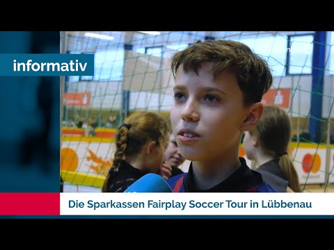 "Shakehands & Teamgeist" - Die Sparkassen Fairplay Soccer Tour in Lübbenau