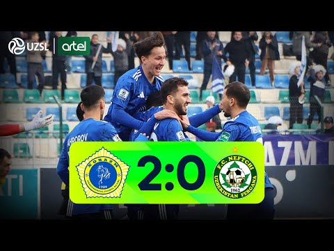 Superliga 30-tur. Xorazm - Neftchi bahsida kiritilgan gollar va xavfli vaziyatlar (Highlights)