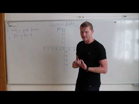 Lineární funkce - předpis a graf