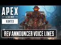 Revenant Announcer Voice Lines Halloween 2022 - Apex Legends