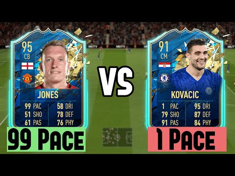 99 PACE TEAM vs 1 PACE TEAM on FIFA 20... (FIFA 20 Experiment)