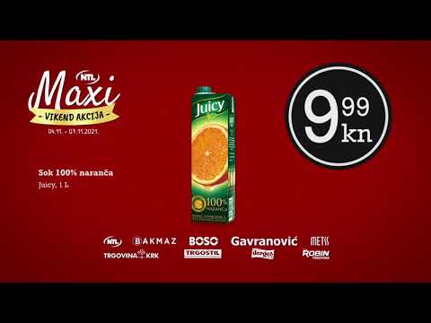 MAXI VIKEND AKCIJA 04.11. - 07.11.2021.