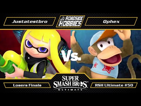 RSH Ultimate #50: Justatestbro (Inkling) vs Qphex (Diddy Kong) - Losers Finals