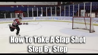 How To Take A Slap Shot In Hockey Video Tutorial On Ice - Hockeytutorial.com