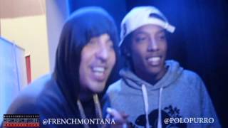 @FrencHMonTanA EXCUSE MY FRENCH TOUR #CANADA FAN JUMPS ONSTAGE x @THERealPurro BACKSTAGE FREESTYLE!!