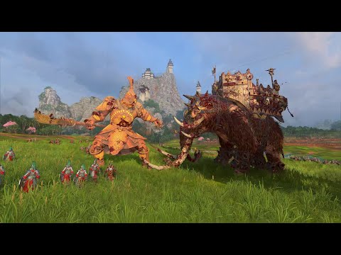 Grand Cathay vs Norsca - Massive Battle - Total War Warhammer 3