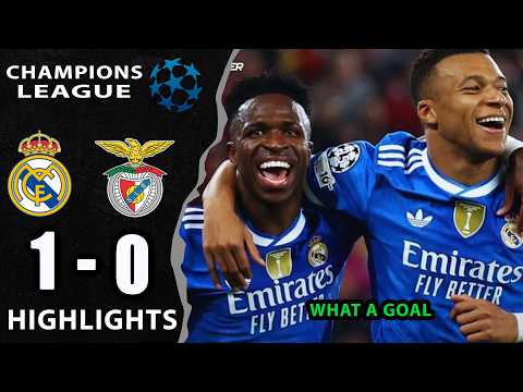 Benfica vs Real Madrid 0-1 || Highlights & All Goals || UEFA Champions League