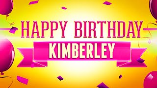 Happy Birthday Kimberley