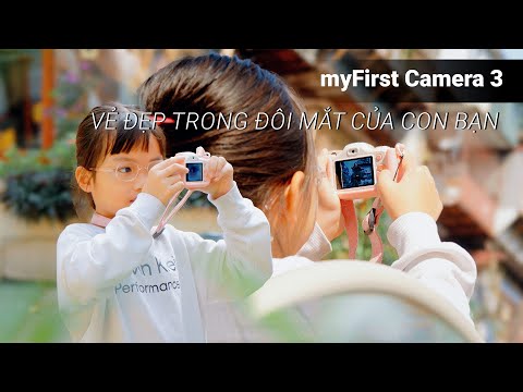 myFirst Camera 3| Máy ảnh trẻ em nhỏ gọn, dễ thương phù hợp với các bé
