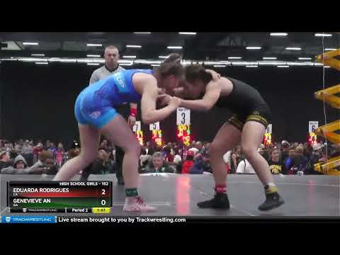 152 Lbs 1st Place Match - Genevieve An, GA Vs Eduarda Rodrigues, CA Ae70